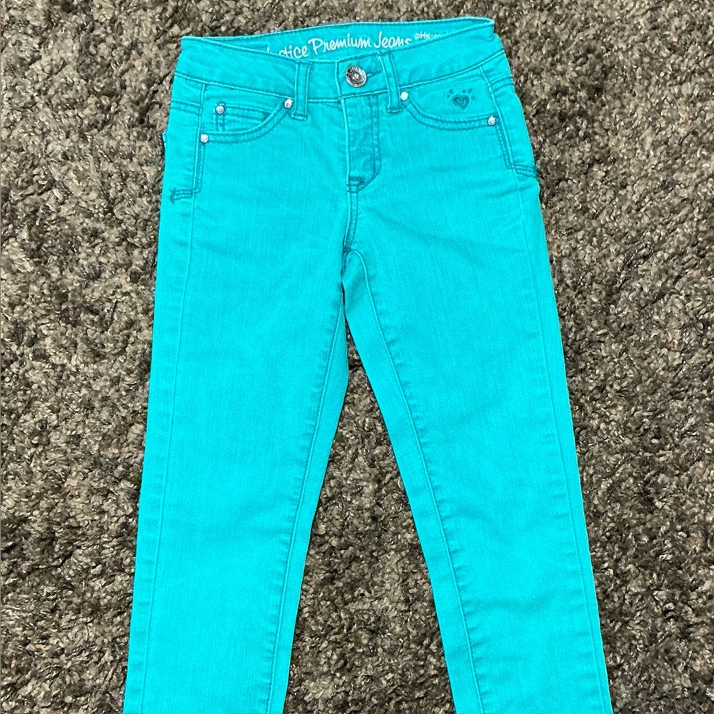🩵JUSTICE Turquoise Premium Jeans